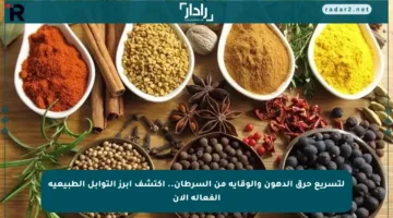 لتسريع حرق الدهون والوقاية من السرطان.. اكتشف أبرز التوابل الطبيعية الفعالة الآن